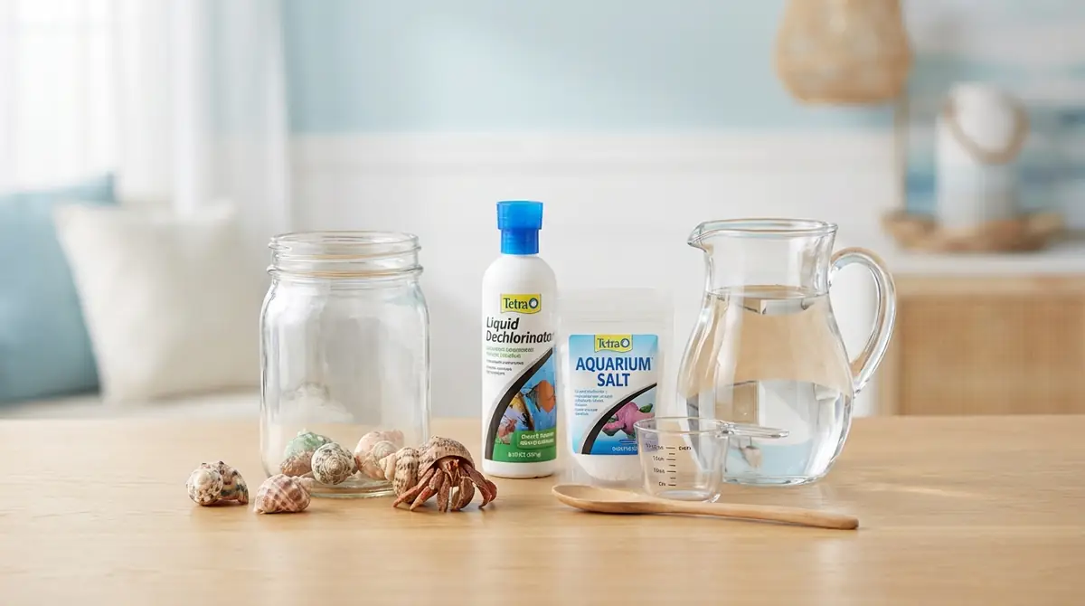 オカヤドカリの海水の作り方｜カルキ抜き水を使用