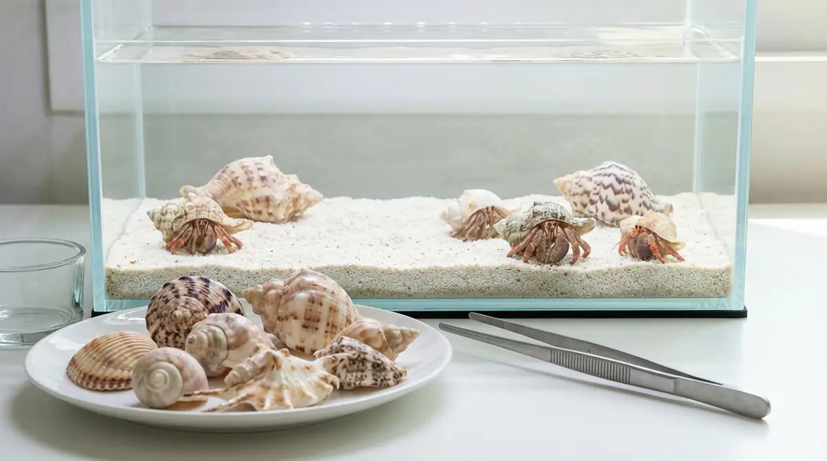新しい貝殻を水槽に入れる手順と引っ越しのコツ