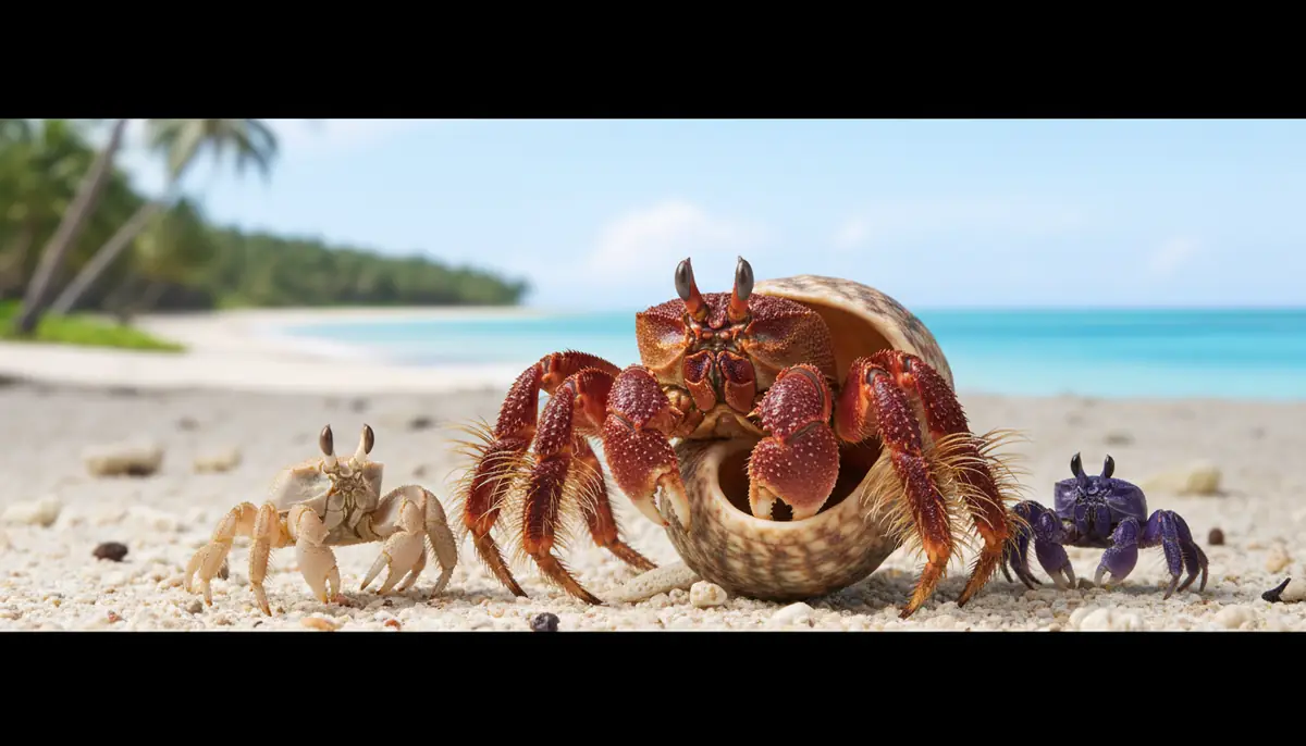 サキシマオカヤドカリの特徴と他種との見分け方