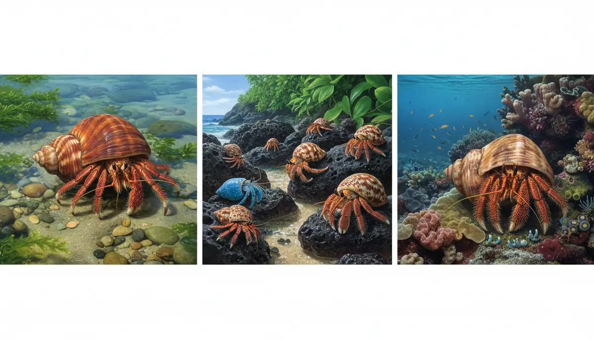 ヤドカリの種類と生息地｜日本で見られる代表種