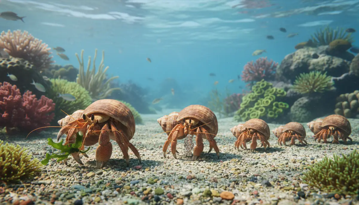 ヤドカリの食性・繁殖・成長の生態