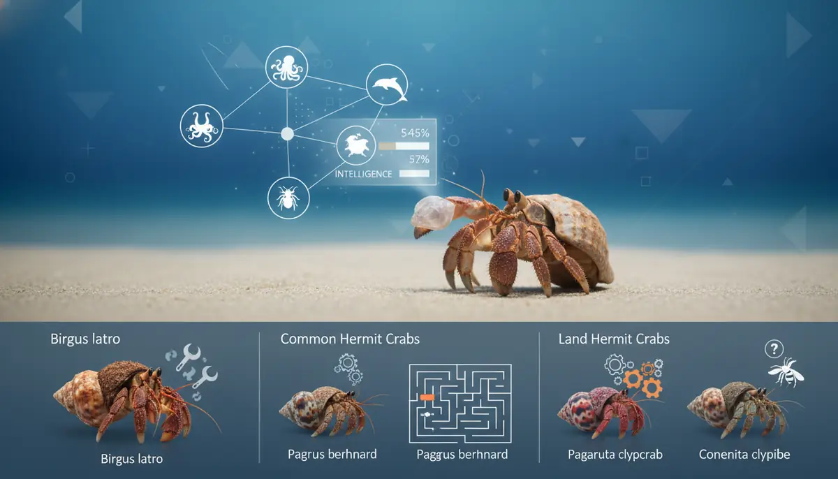 ヤドカリの知能を他の生物と徹底比較｜種類別の違いも解説