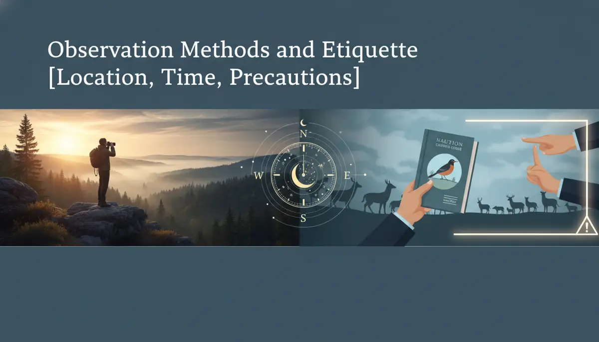 観察方法とマナー【場所・時期・注意点】