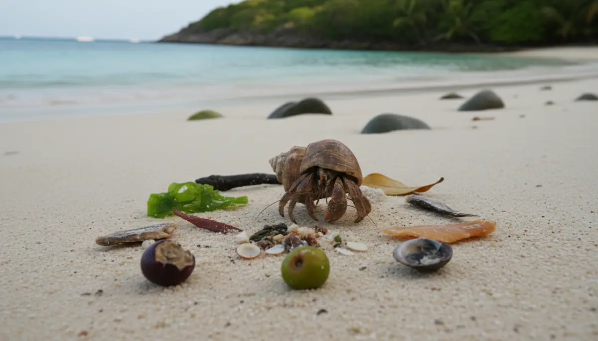 ヤドカリが自然界で食べる食べ物一覧|雑食性の実態