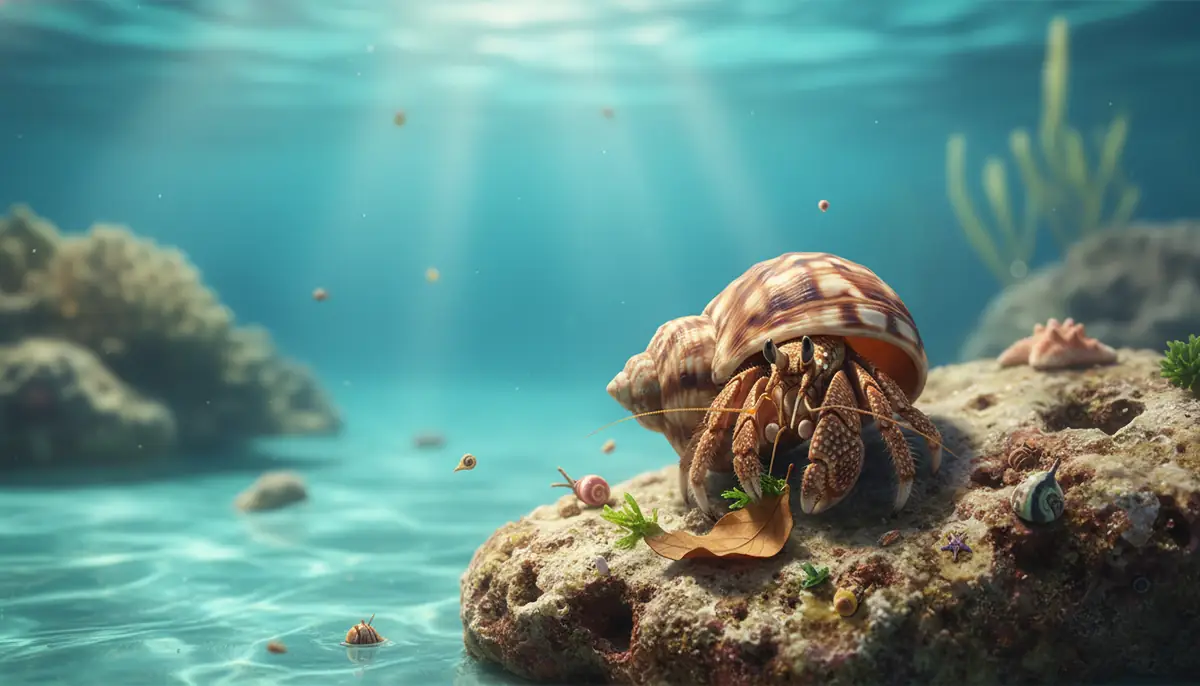 自然界でヤドカリの食事を観察する方法