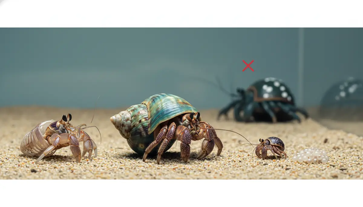 ヤドカリ飼育のトラブル対処法【病気・脱皮・繁殖】