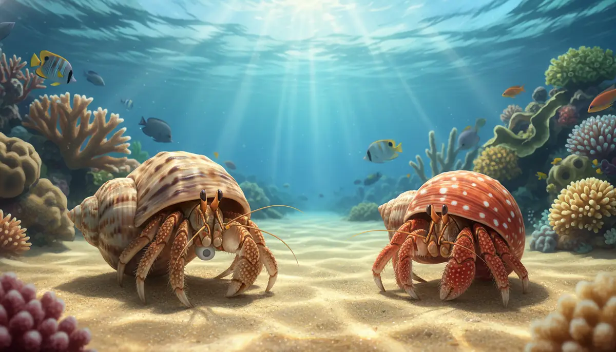 ヤドカリの雌雄の見分け方｜生殖孔の位置で判別