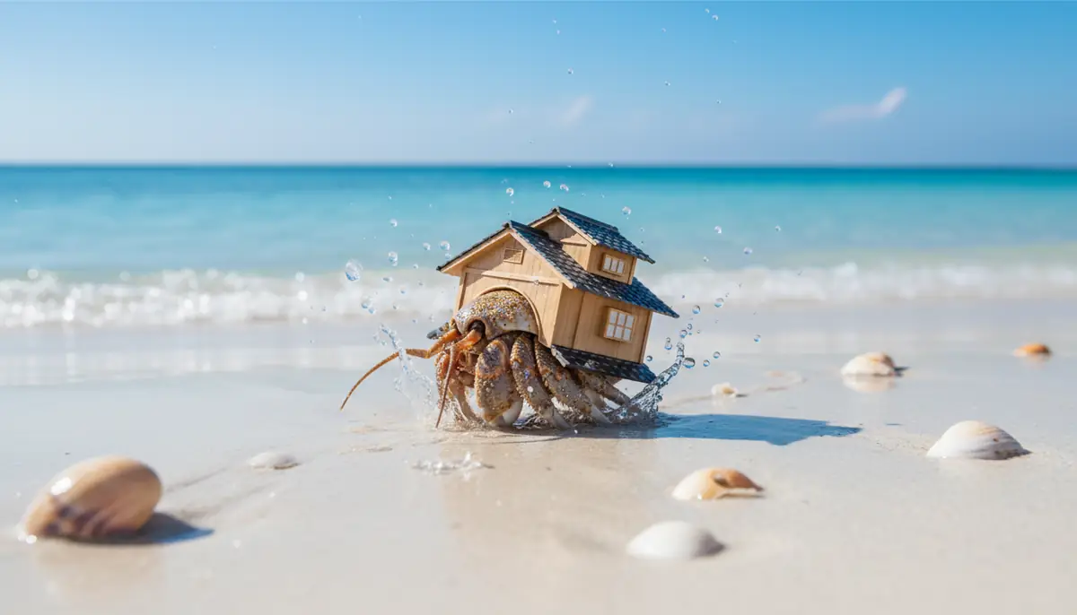 ヤドカリの名前の由来は「宿を借りる」から