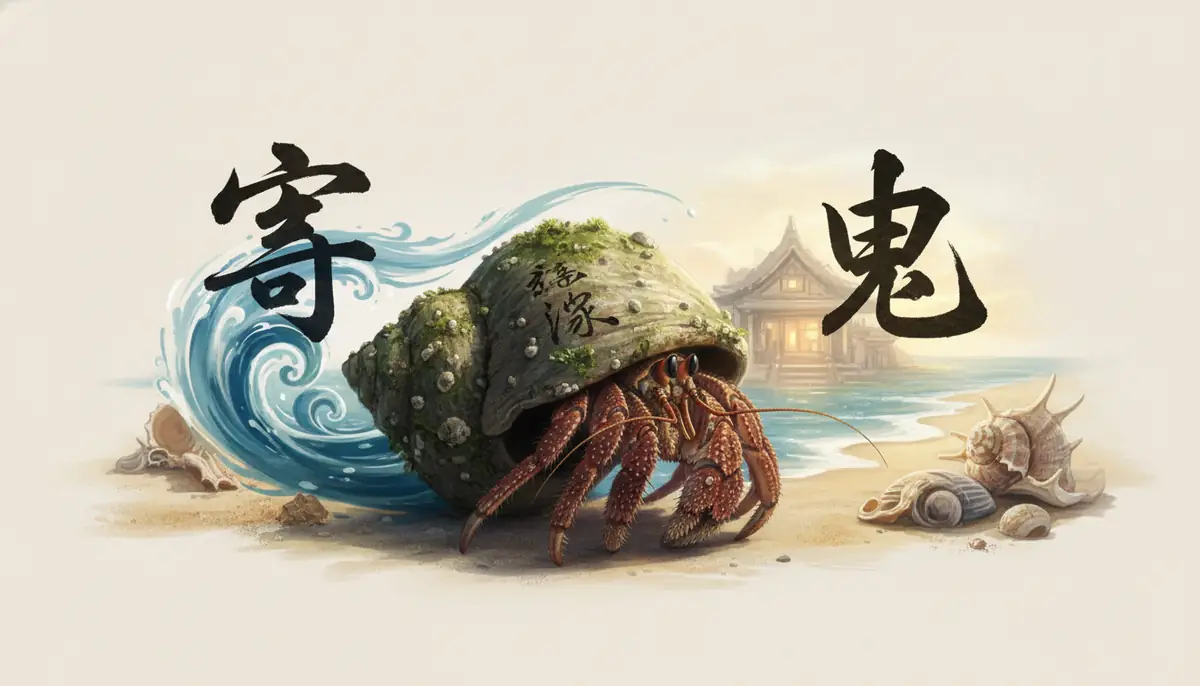 「寄居虫」の漢字の由来と意味