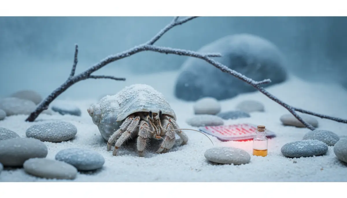 冬に動かないヤドカリの原因と対処法