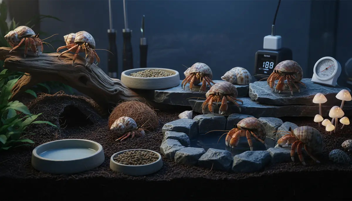 夜行性を活かしたヤドカリ飼育の5つのコツ