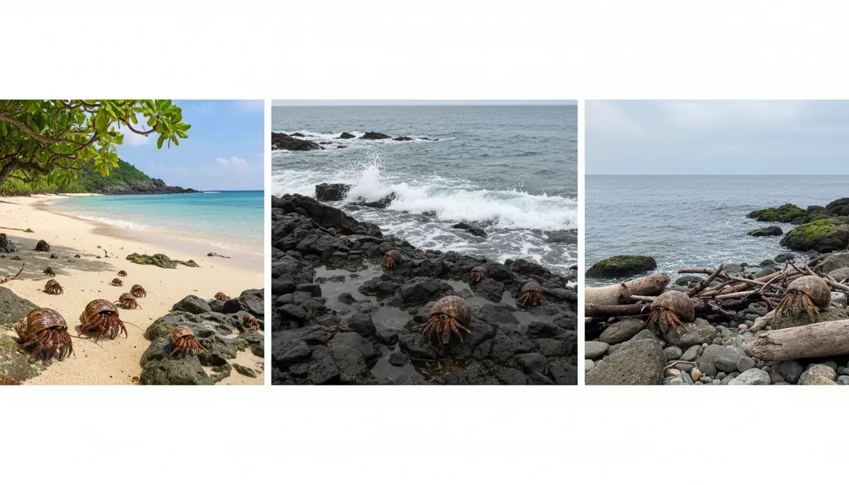 ヤドカリの生息地は日本全国の海岸に分布｜種類で異なる生息エリア