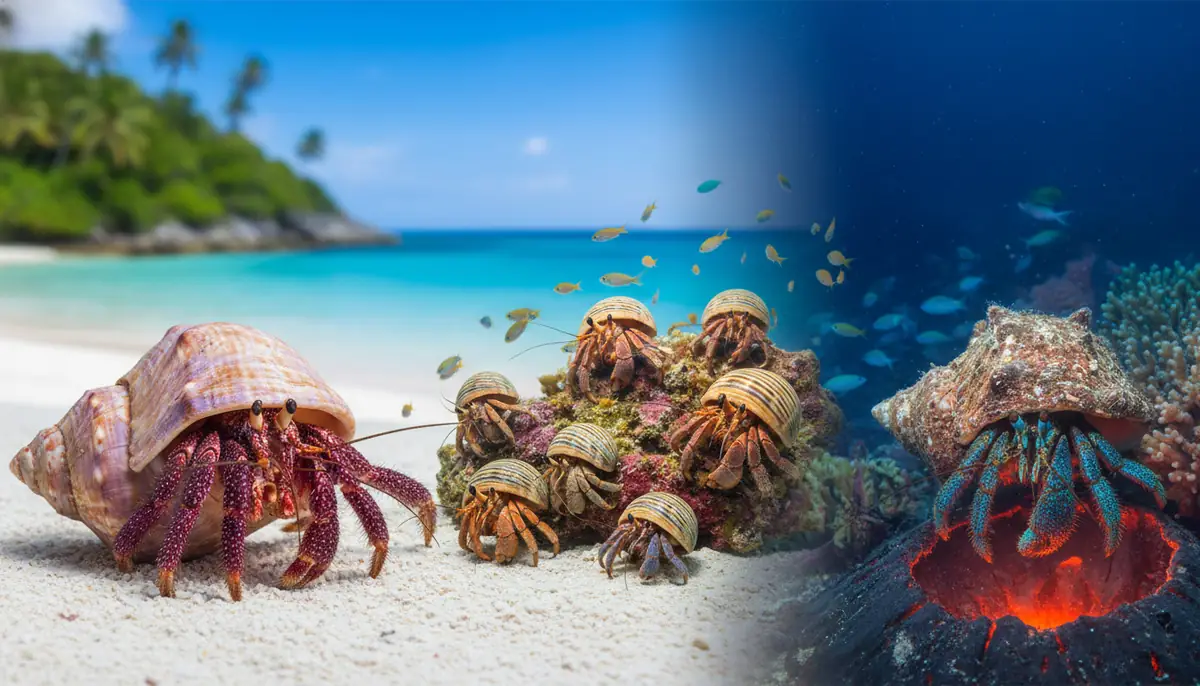 種類別に見るヤドカリの生息地と特徴