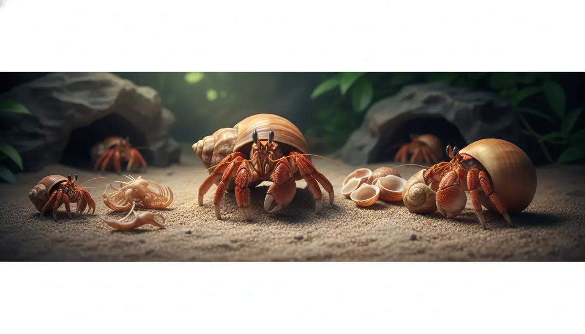 ヤドカリの脱皮前の兆候6選｜見逃さないチェックリスト