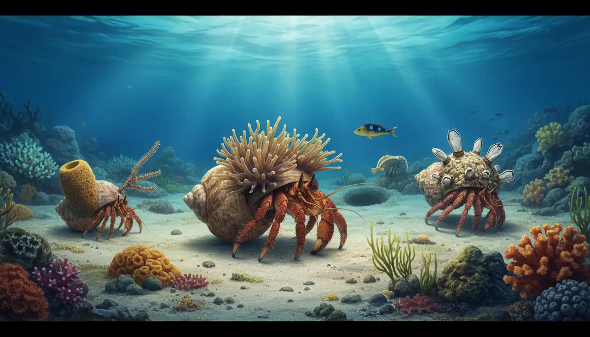 ヤドカリと共生する生物5選|それぞれの特徴と関係性